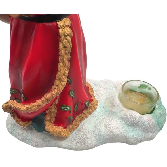 Yankee Candle Santa Candle Holder Tree Gift Bag Christmas - Picture 7 of 9